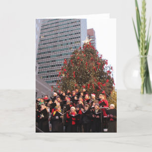 Cartes Pour Fêtes Annuelles Chanteurs Carol