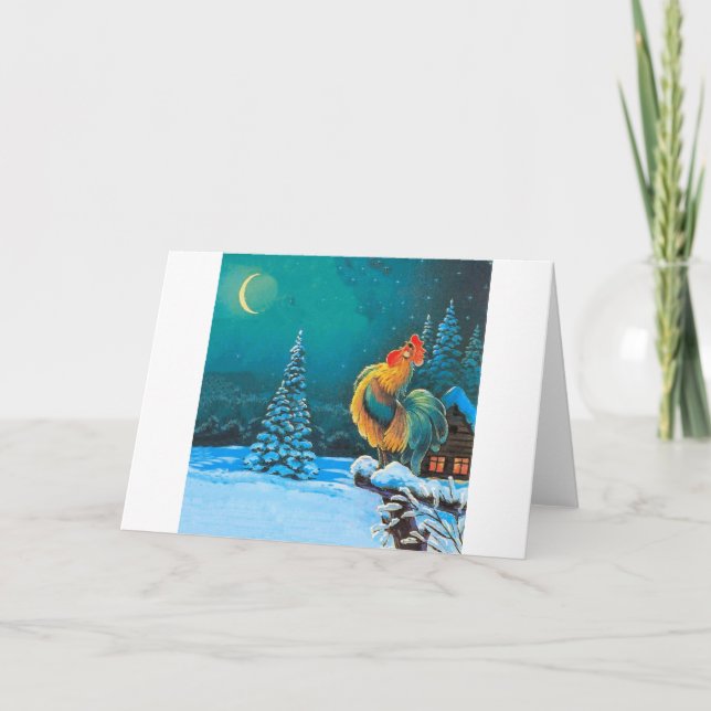 Cartes Pour Fêtes Annuelles chanticleer (Devant)