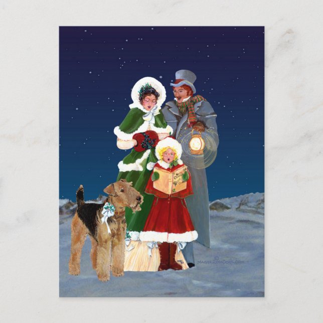 Cartes Pour Fêtes Annuelles Chants de Noël (Devant)