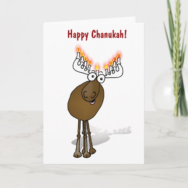 Cartes Pour Fêtes Annuelles Chanukah heureux ! (Devant)