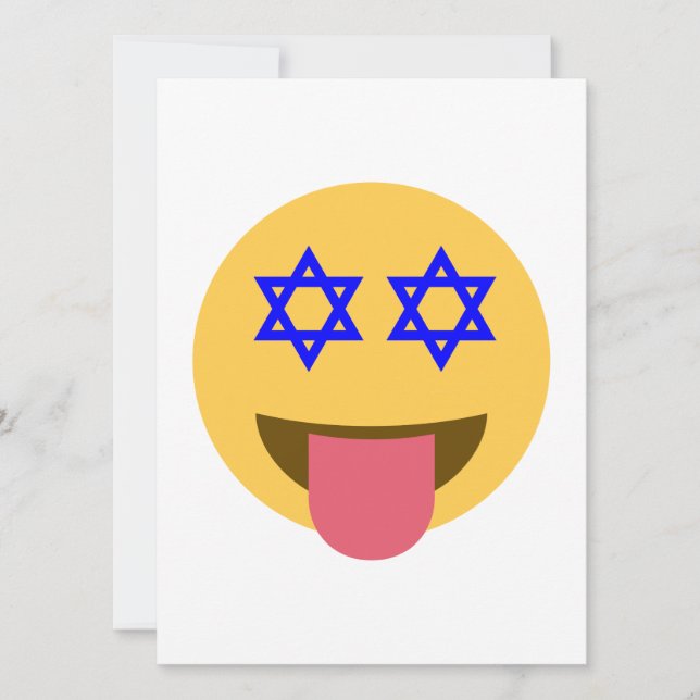 Cartes Pour Fêtes Annuelles chanukkah hanukkah émoji (Devant)