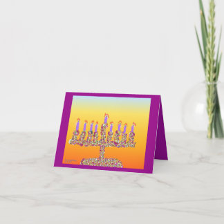 Cartes Pour Fêtes Annuelles Chanukkah menorah cards