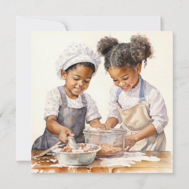 Cartes Pour Fêtes Annuelles Chaos dans la cuisine : Fête des mères (Devant)