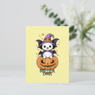 Cartes Pour Fêtes Annuelles Chaos délirant Chauves-souris, Casquettes et Cit
