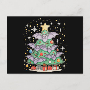 Cartes Pour Fêtes Annuelles Chapeau de Santa Éclairages de Noël Arbre de Noël