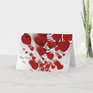 Cartes Pour Fêtes Annuelles Chaque jour est Valentine Romantic Grey Card