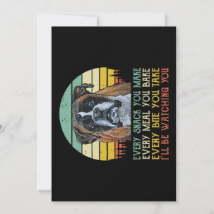 Cartes Pour Fêtes Annuelles Chaque Snack Vous Faites Chien De Boxe Drôle Chien