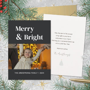 Cartes Pour Fêtes Annuelles Charbon Minimaliste Joyeux Noël Lumineux
