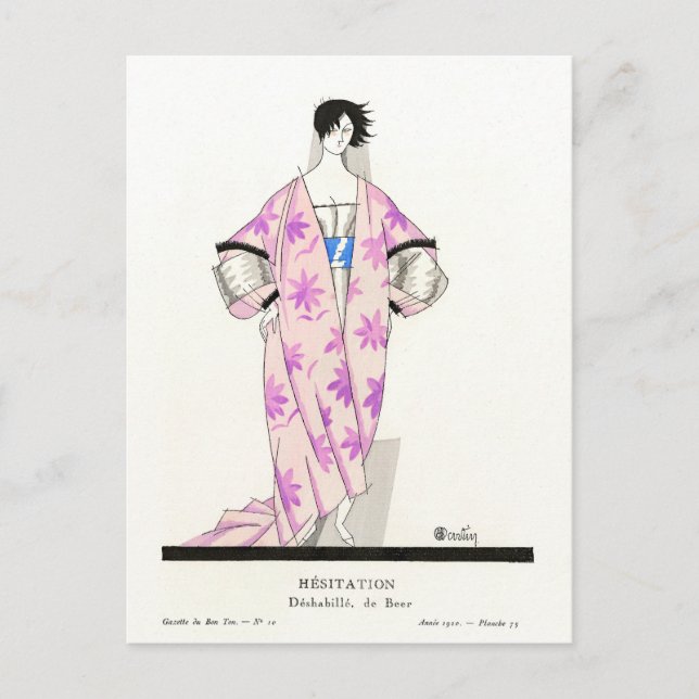 Cartes Pour Fêtes Annuelles Charles Martin Mode (Devant)