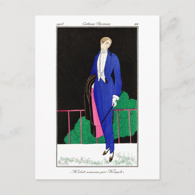 Cartes Pour Fêtes Annuelles Charles Martin Mode (Devant)