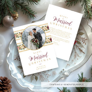 Cartes Pour Fêtes Annuelles Charmante photo botanique de Noël pour mariage TMF