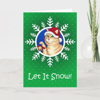 Cartes Pour Fêtes Annuelles Chat de tintement