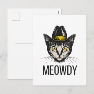 Cartes Pour Fêtes Annuelles Chat Drôle de Miaou