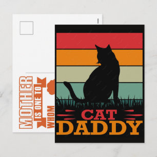Cartes Pour Fêtes Annuelles Chat drôle, maman de chat, cadeau de chat pour fem