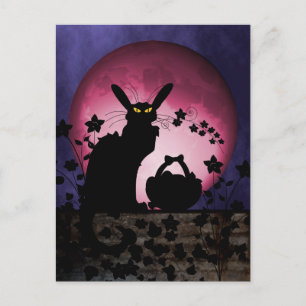Cartes Pour Fêtes Annuelles Chat Noir Easter