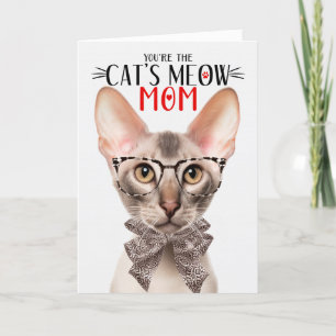 Cartes Pour Fêtes Annuelles Chat oriental pour maman le jour de la Mère