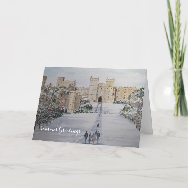 Cartes Pour Fêtes Annuelles Château de Bonnes Fêtes-Windsor (Devant)