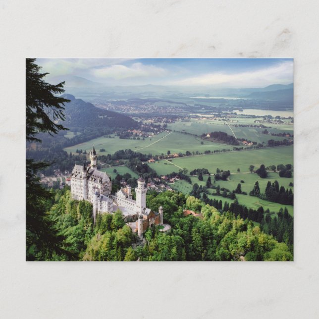 Cartes Pour Fêtes Annuelles Château de Neuschwanstein (Devant)