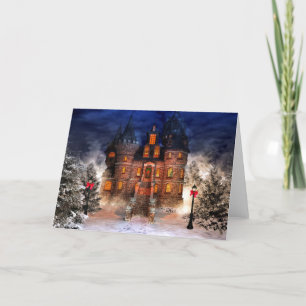 Cartes Pour Fêtes Annuelles Château de Noël