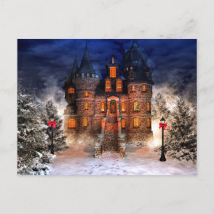Cartes Pour Fêtes Annuelles Château de Noël