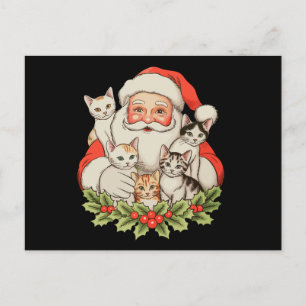 Cartes Pour Fêtes Annuelles Chatons de Noël Chats Fête de Noël Vacances