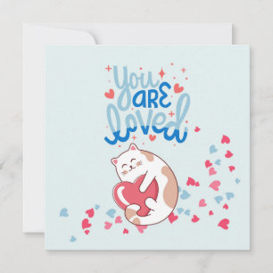 Cartes Pour Fêtes Annuelles Chats de la Saint-Valentin aimés