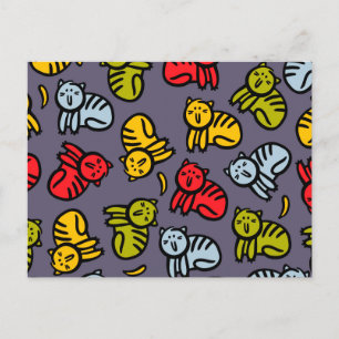 Cartes Pour Fêtes Annuelles Chats plus bananes