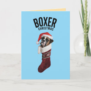 Cartes Pour Fêtes Annuelles Chaussette de Noël Boxer