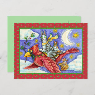 CARTES POUR FÊTES ANNUELLES CHAUSSURES FUNNY N'FITZ, CARDINATEUR GÉANT DE NOËL