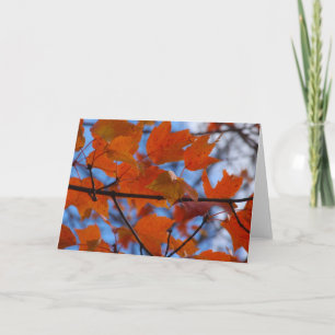 Cartes Pour Fêtes Annuelles Cheerful Autumn