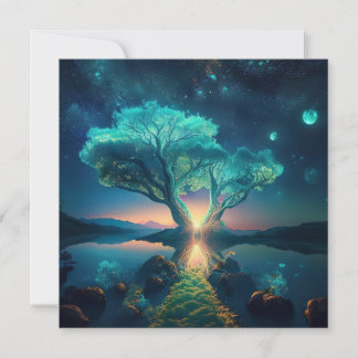 Cartes Pour Fêtes Annuelles Chemin AI