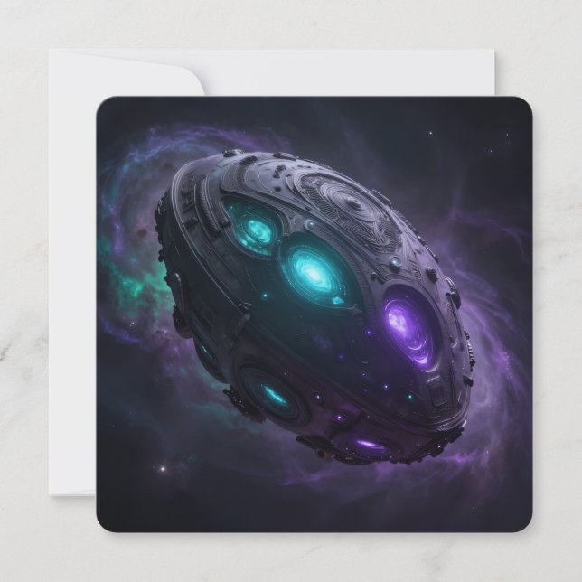 Cartes Pour Fêtes Annuelles Chemin Stellaire – Voyage à travers l'univers´1 (Devant)