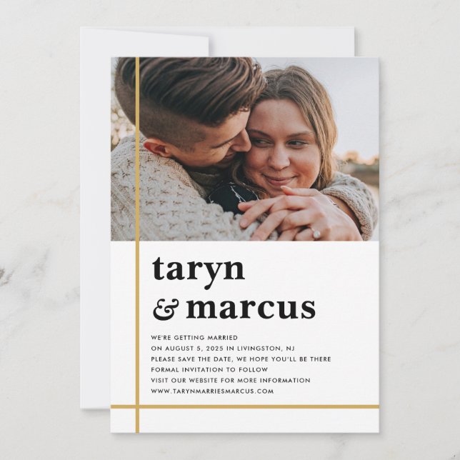 Cartes Pour Fêtes Annuelles Chemin Traversé Couleur modifiable Enregistrer La  (Devant)