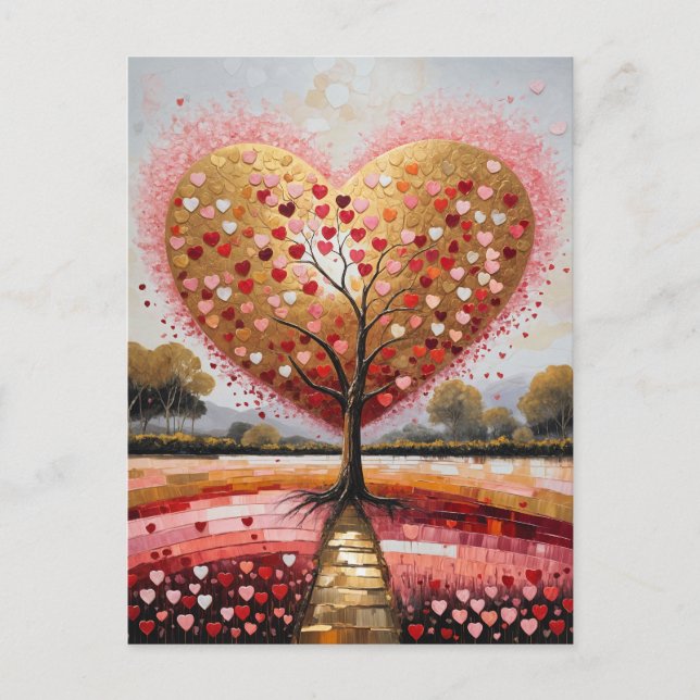 Cartes Pour Fêtes Annuelles Chemin vers le coeur (Devant)