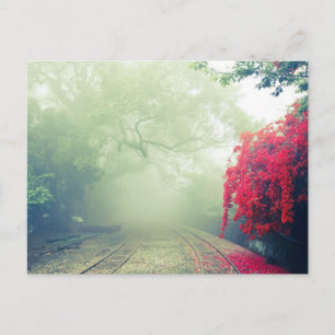 Cartes Pour Fêtes Annuelles Chemins de fer Misty Photo Pittoresque