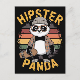 Cartes Pour Fêtes Annuelles Chemise de conception de panda drôle pour les amat