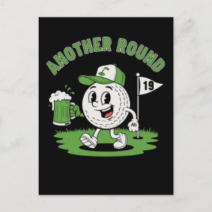 Cartes Pour Fêtes Annuelles Chemise de golf amusante - Tee Off avec style et h