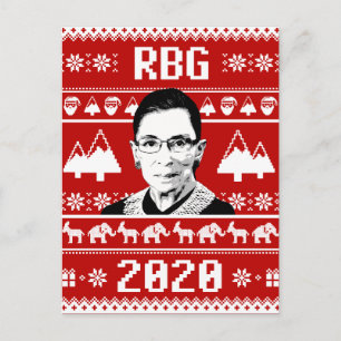 Cartes Pour Fêtes Annuelles Chemise de Noël laide RBG