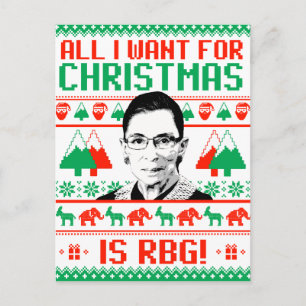 Cartes Pour Fêtes Annuelles Chemise de Noël laide RBG