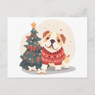 Cartes Pour Fêtes Annuelles Chemise de Noël pour Bulldog Anglais