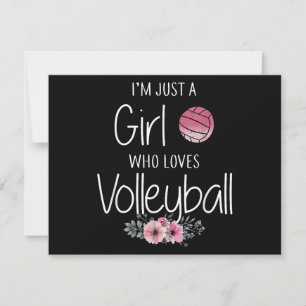 Cartes Pour Fêtes Annuelles Chemise De Volley Pour Filles Ados Mignonnes