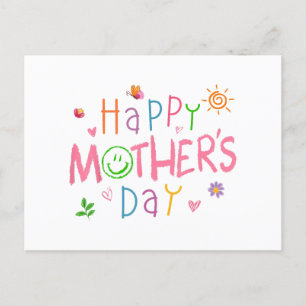 Cartes Pour Fêtes Annuelles Chemise Joyeuse Fête des Mères Pour Tout-Petit Béb