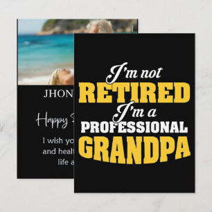 Cartes Pour Fêtes Annuelles Chemise personnalisée Re-Tired drôle Nom de retrai