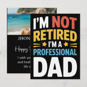 Cartes Pour Fêtes Annuelles Chemise personnalisée Re-Tired drôle Nom Retraite