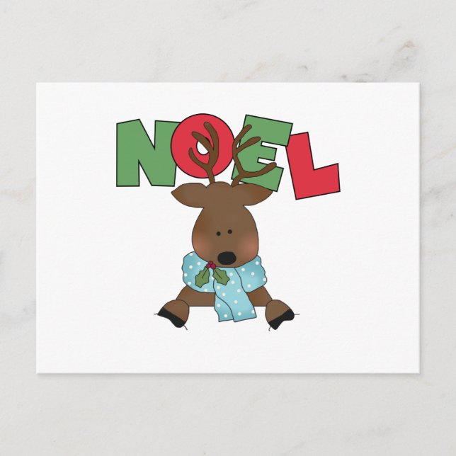 Cartes Pour Fêtes Annuelles Chemises et cadeaux Reindeer Noel (Devant)