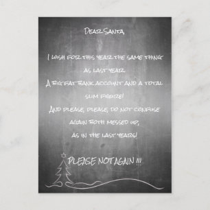 Cartes Pour Fêtes Annuelles Cher bon Père Noël