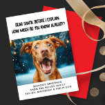 Cartes Pour Fêtes Annuelles Cher Père Noël, Combien Savez-Vous Déjà ? Noël<br><div class="desc">Carte de vacances amusante pour Noël - Cher Père Noël Combien Connaissez-vous déjà? Carte de vacances de Noël Carte de Noël à thème modèle photo - X-Mas / cartes plates de vacances pour vous de personnaliser avec votre propre photo et texte .. de Ricaso Great pour toute personne y compris...</div>