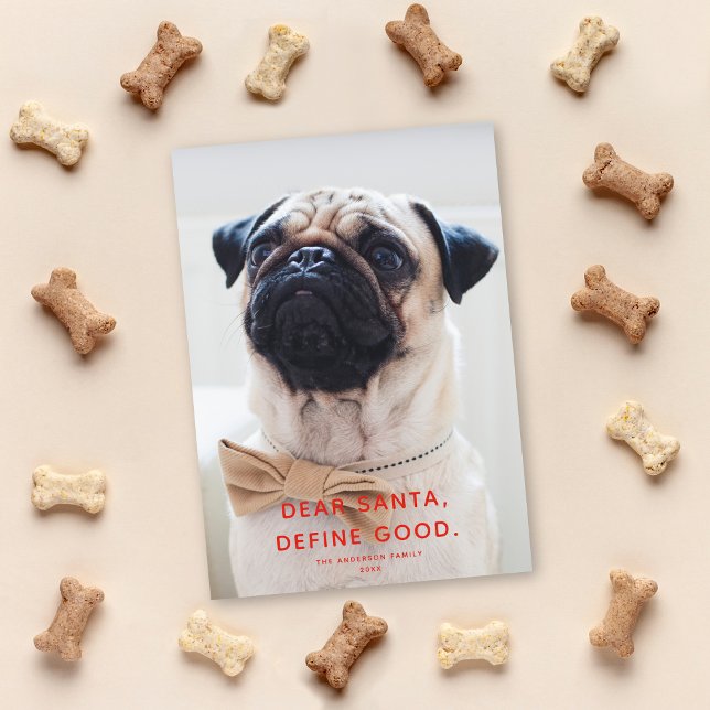 Cartes Pour Fêtes Annuelles Cher Père Noël, Définissez Bien. Photo de vacances (Créateur téléchargé)