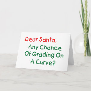 Cartes Pour Fêtes Annuelles Cher Père Noël, note sur une courbe? Lettre de Noë