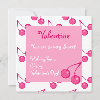 Cartes Pour Fêtes Annuelles Cherry Sweet-Hearts